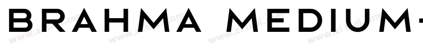 Brahma Medium字体转换